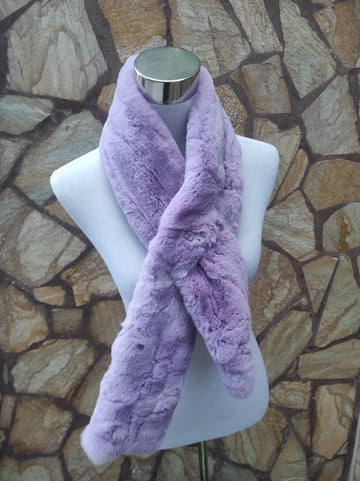 Fur scarves, fur scarf womens, rex rabbit fur scarf, fur collar